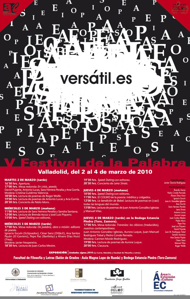 Cartel Versatil 2010
