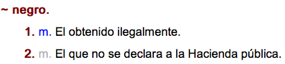 Dinero negro