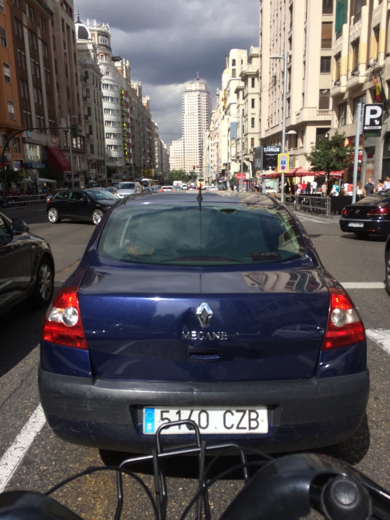 BiciMAD por Gran Vía